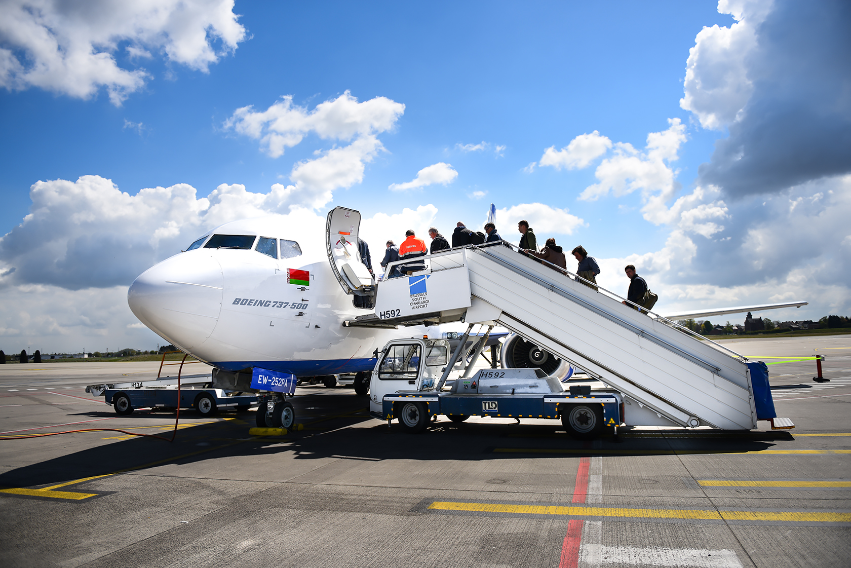 «Белавиа» выполнила первый полет в аэропорт Шарлеруа